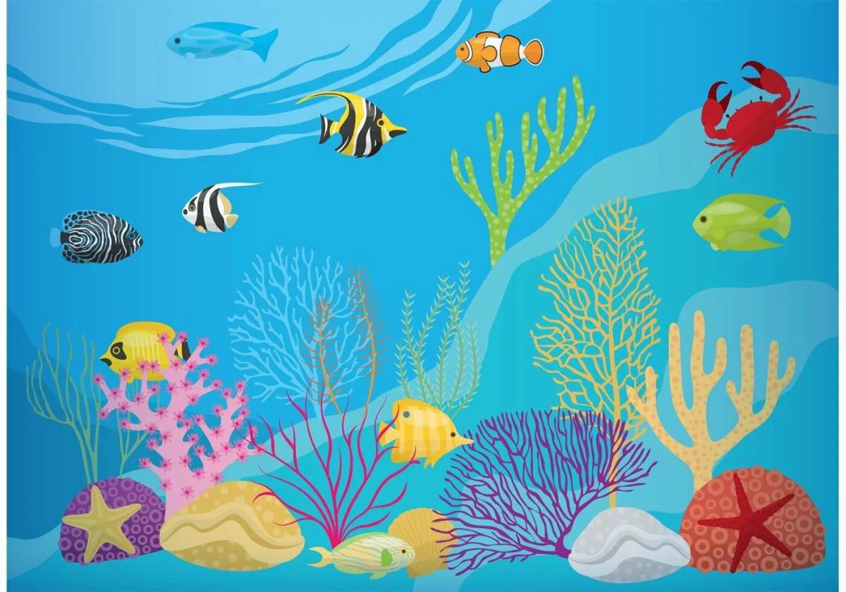 Подводный мир для детей 3 4 лет #17