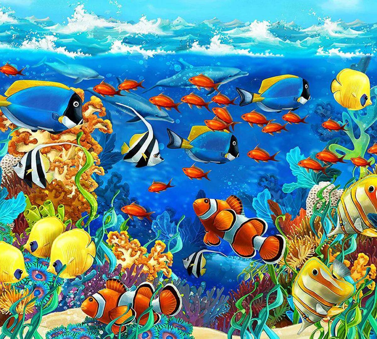 Подводный мир для детей 3 4 лет #29