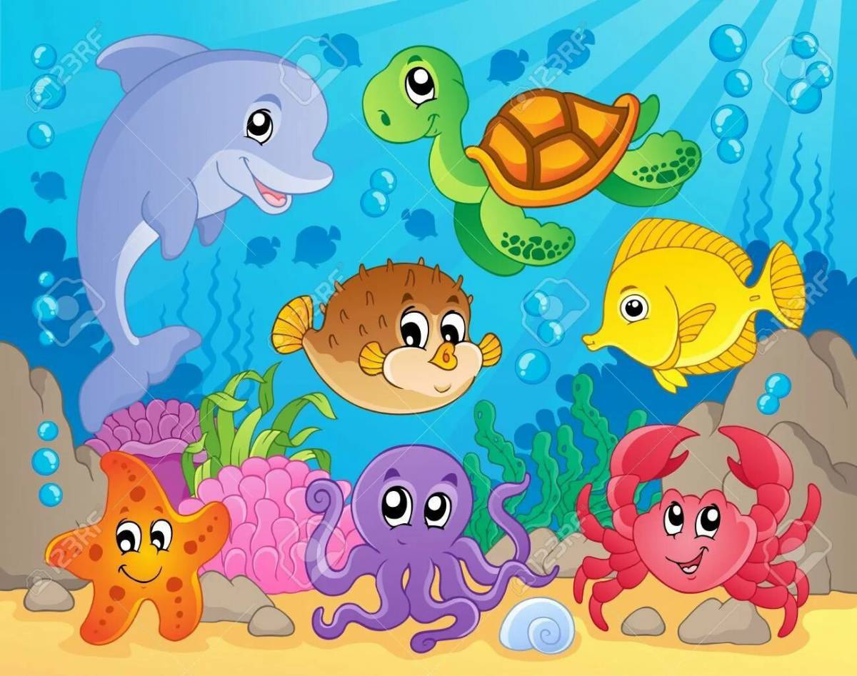 Подводный мир для детей 5 6 лет #5