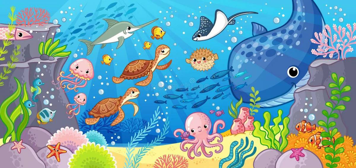 Подводный мир для детей 5 6 лет #14
