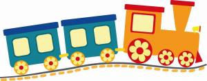 Раскраска поезд для детей 3 4 лет #2 #452073