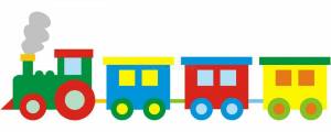 Раскраска поезд для детей 3 4 лет #13 #452084