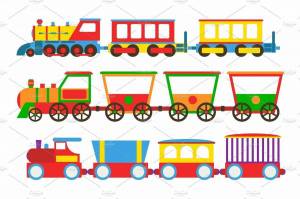 Раскраска поезд для детей 3 4 лет #25 #452096