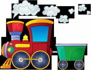 Раскраска поезд для малышей #2 #452107
