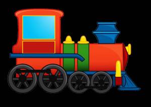 Раскраска поезд для малышей #5 #452110