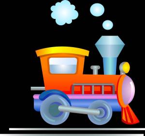 Раскраска поезд для малышей #6 #452111