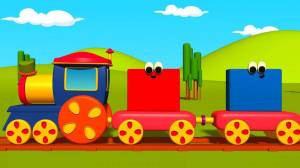 Раскраска поезд для малышей #19 #452124
