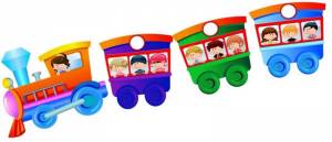 Раскраска поезд для малышей #25 #452130