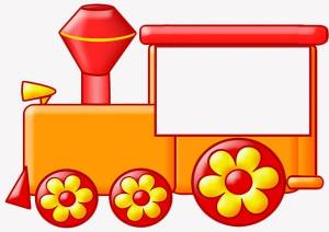 Раскраска поезд для малышей #27 #452132