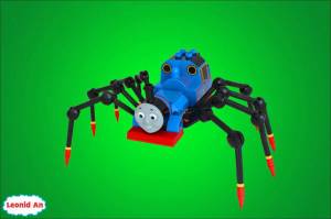 Раскраска поезд паук #9 #452149