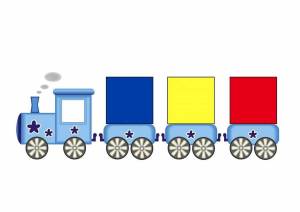 Раскраска поезд с вагонами для детей #7 #452224