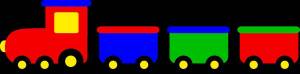 Раскраска поезд с вагонами для детей #10 #452227