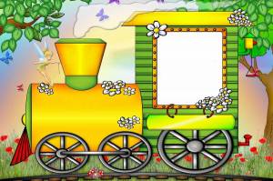 Раскраска поезд с вагонами для детей #21 #452238