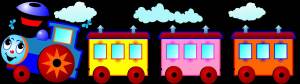 Раскраска поезд с вагонами для детей #31 #452248