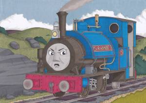 Раскраска поезд томас #12 #452289