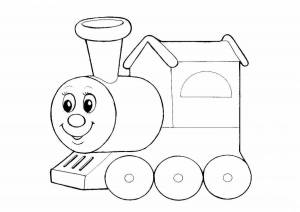 Раскраска поезда для детей 6 7 лет #21 #452337