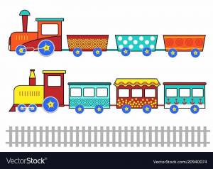 Раскраска поезда для детей 6 7 лет #25 #452341
