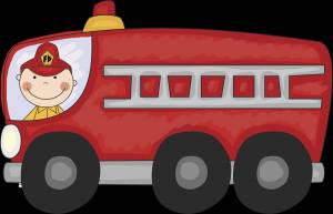 Раскраска пожарная машина для детей 4 5 лет #6 #452552
