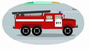 Раскраска пожарная машина для детей 4 5 лет #28 #452574