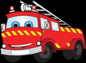 Раскраска пожарная машина для детей 4 5 лет #33 #452579