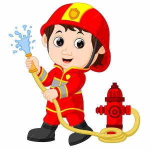 Раскраска пожарник для детей #26 #452640