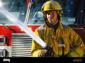 Раскраска пожарный профессия #2 #452682