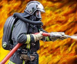 Раскраска пожарный профессия #4 #452684