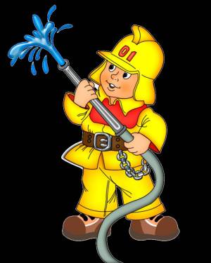 Раскраска пожарный профессия #35 #452715