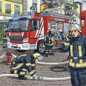 Раскраска пожарный рисунок #4 #452721
