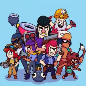 Раскраска покажи brawl stars #9 #452995