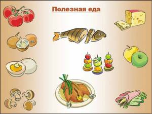 Раскраска полезные и вредные продукты для детей #37 #453636