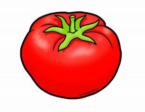 Раскраска помидор для детей 2 3 лет #23 #454849
