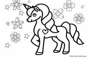 Раскраска пони для детей 3 4 лет #24 #454960