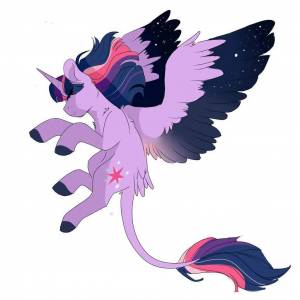 Раскраска пони с крыльями #7 #455421