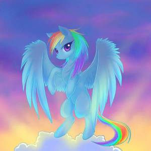 Раскраска пони с крыльями #10 #455424
