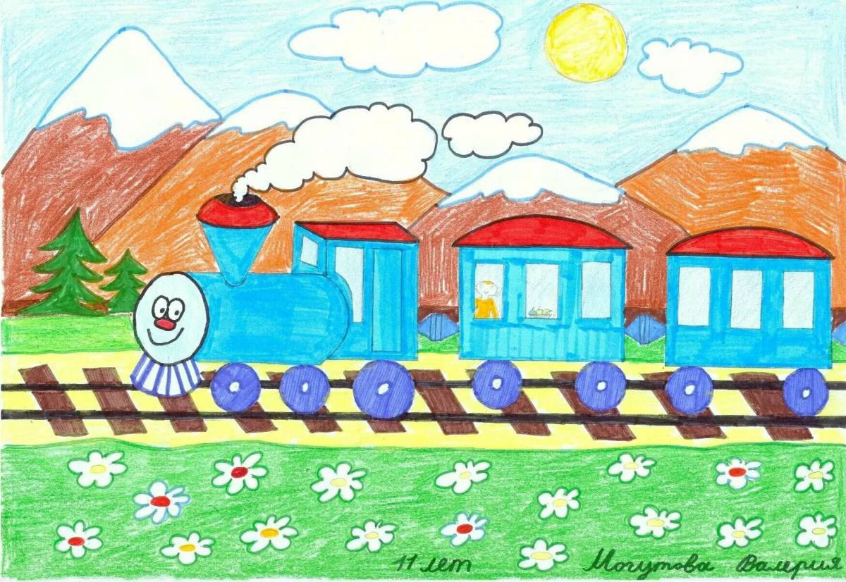 Поезд для детей 2 3 лет #31