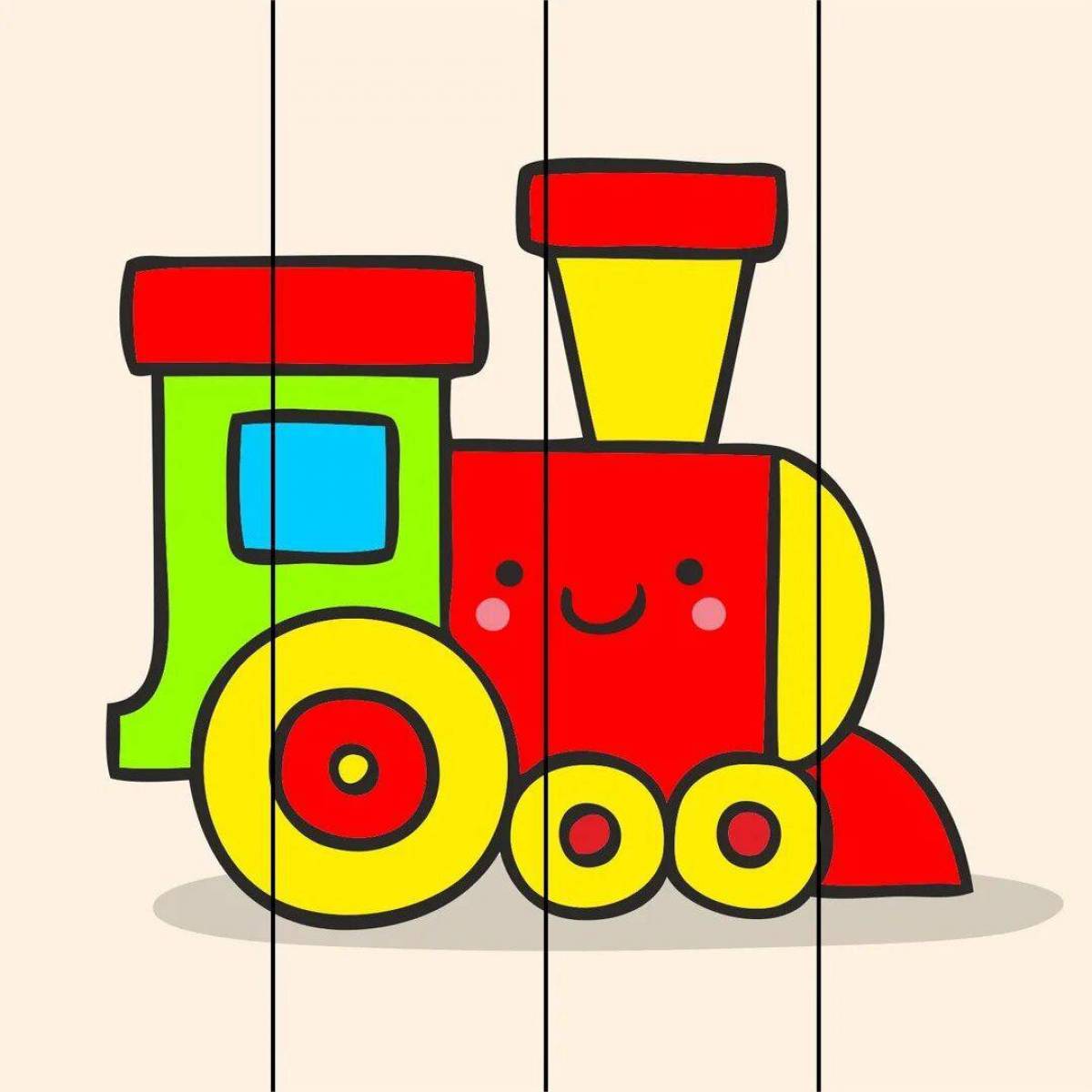 Поезд для детей 3 4 лет #16