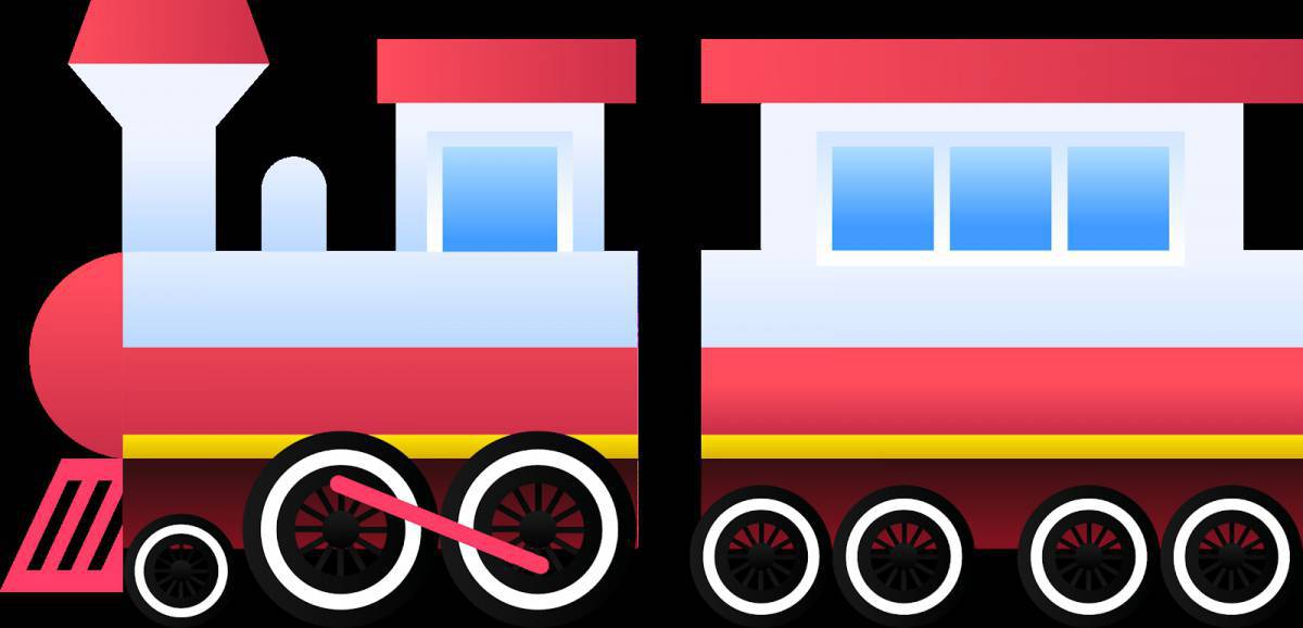 Поезд с вагонами для детей #25