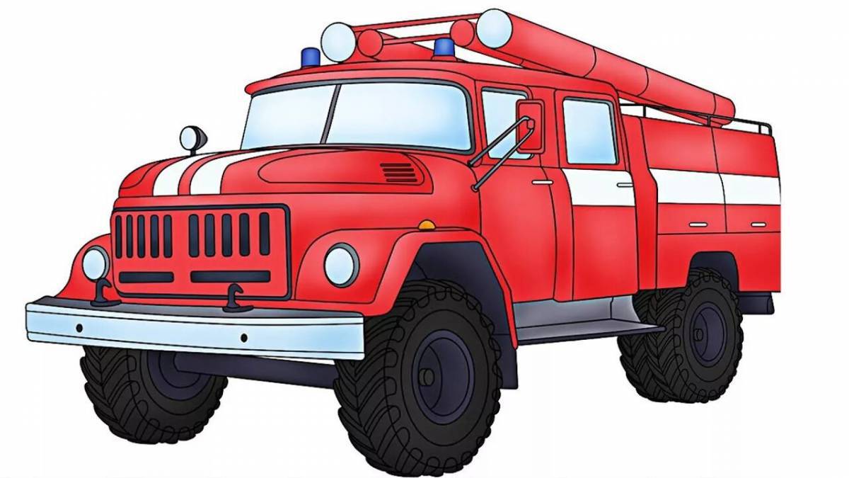 Пожарная машина для детей 4 5 лет #13