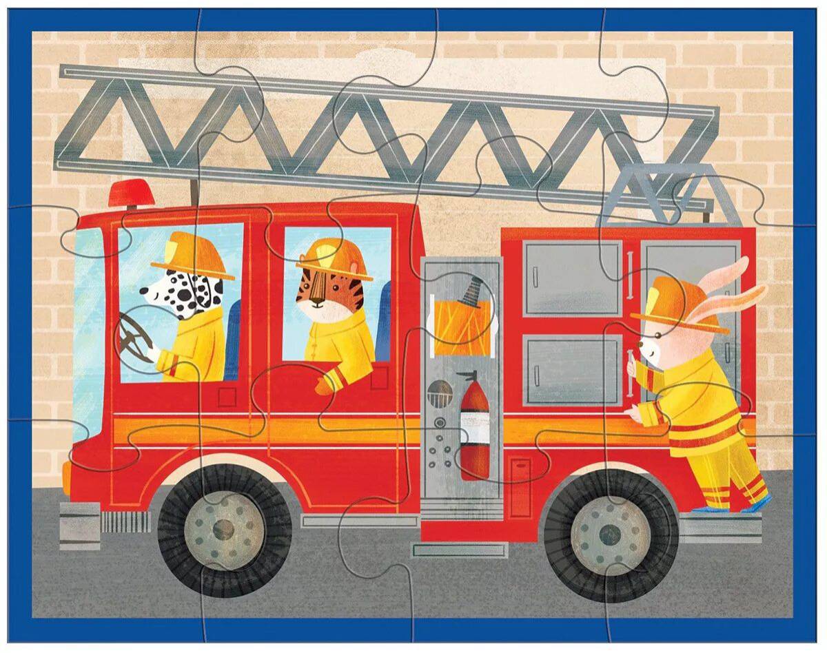 Пожарная машина для детей 4 5 лет #31