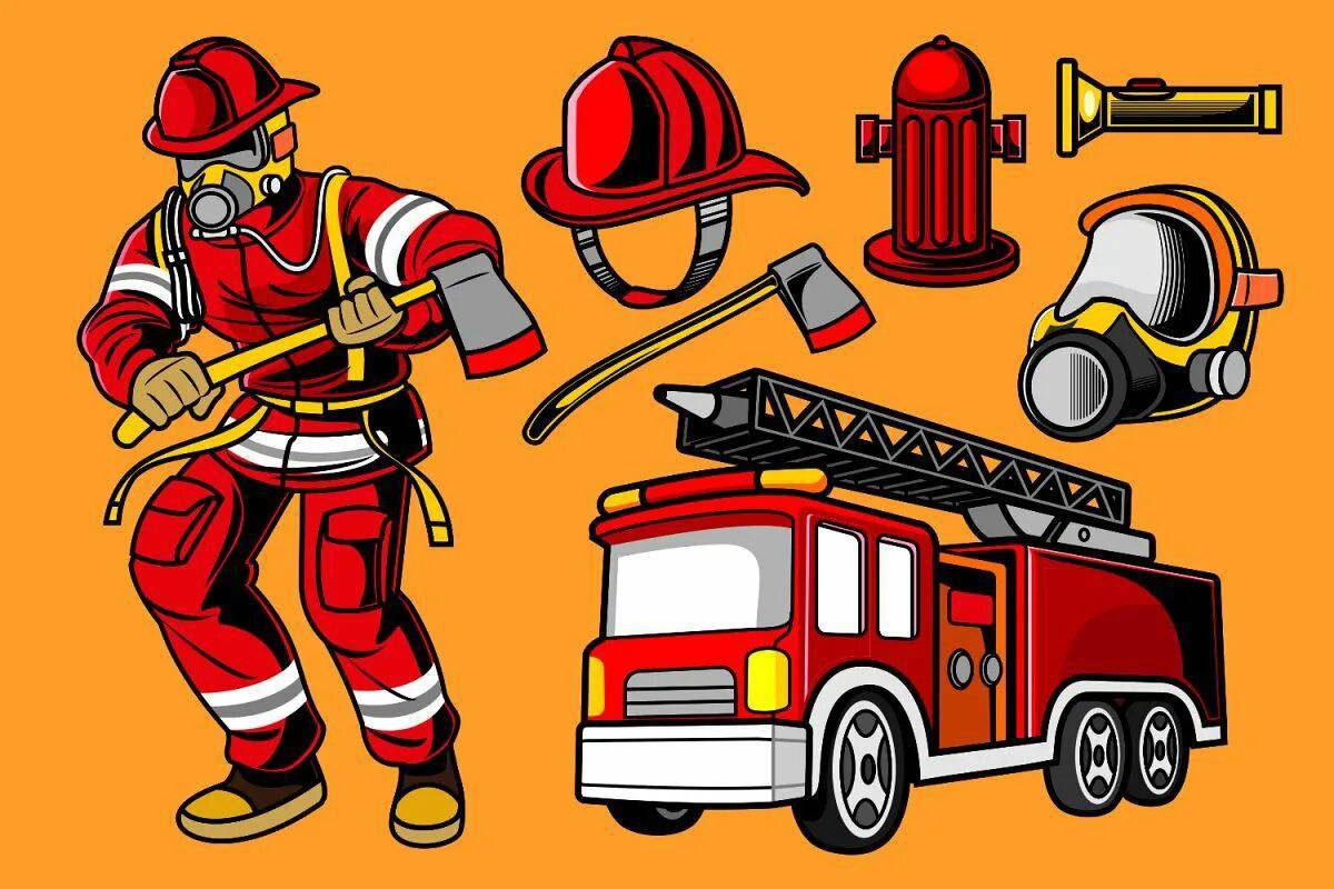 Пожарник для детей #1
