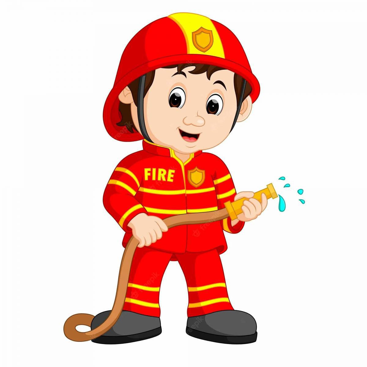 Пожарник для детей #11