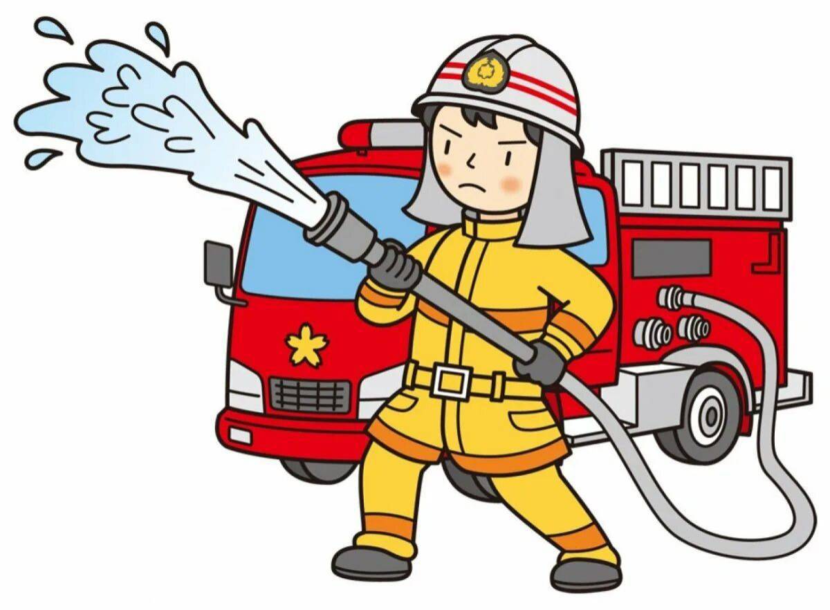 Пожарник для детей #12