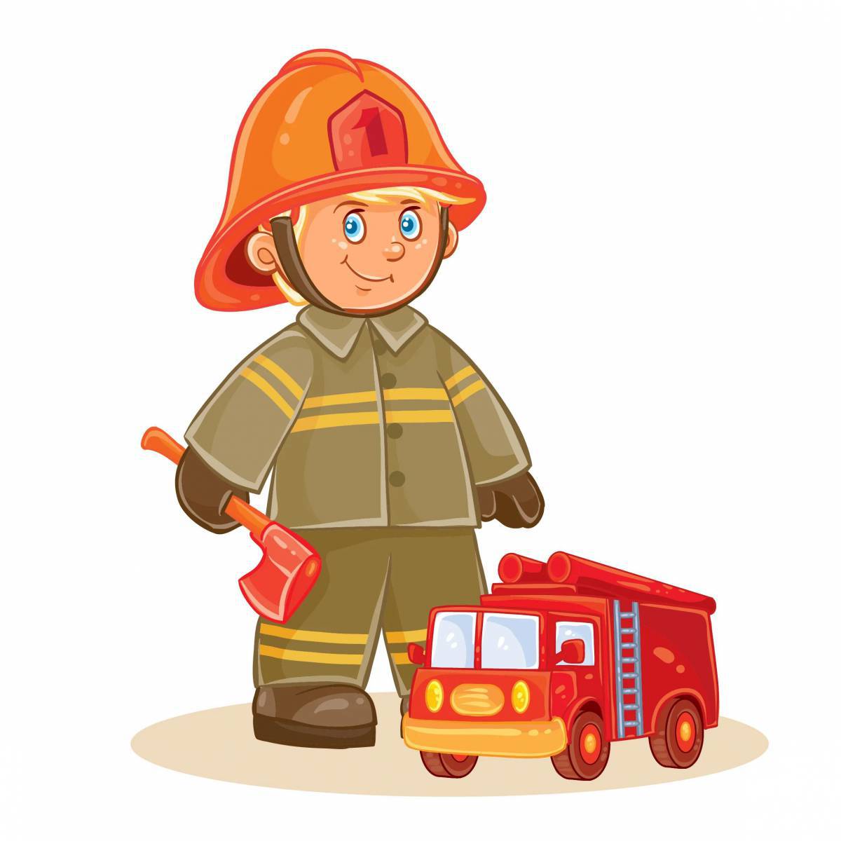 Пожарник для детей #24
