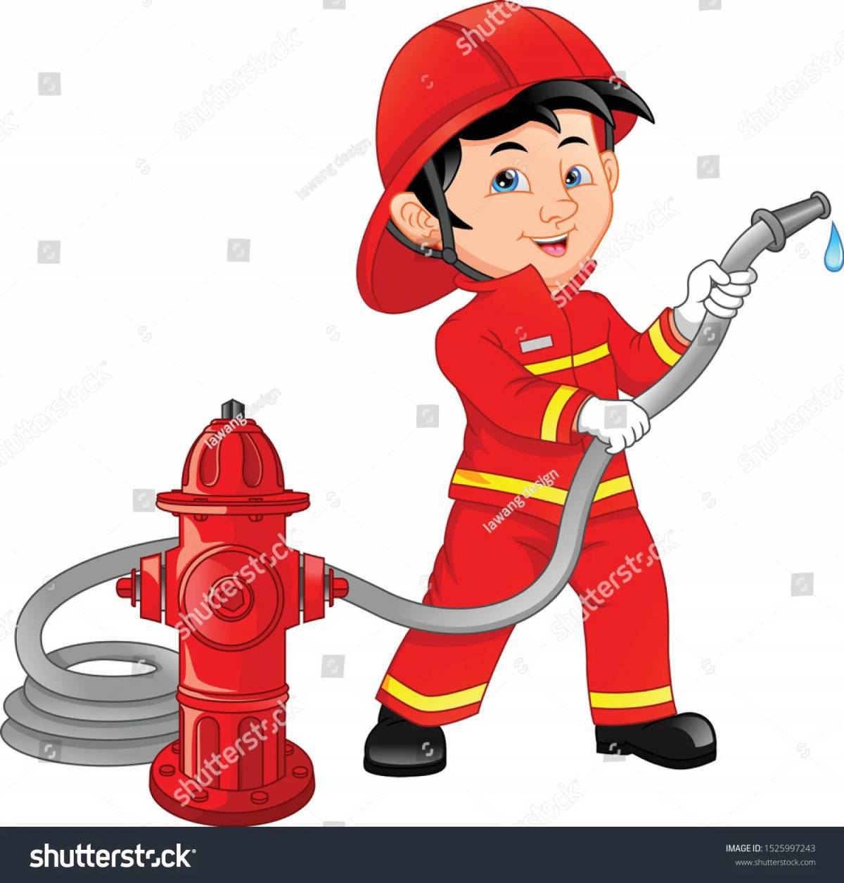 Пожарник для детей #25
