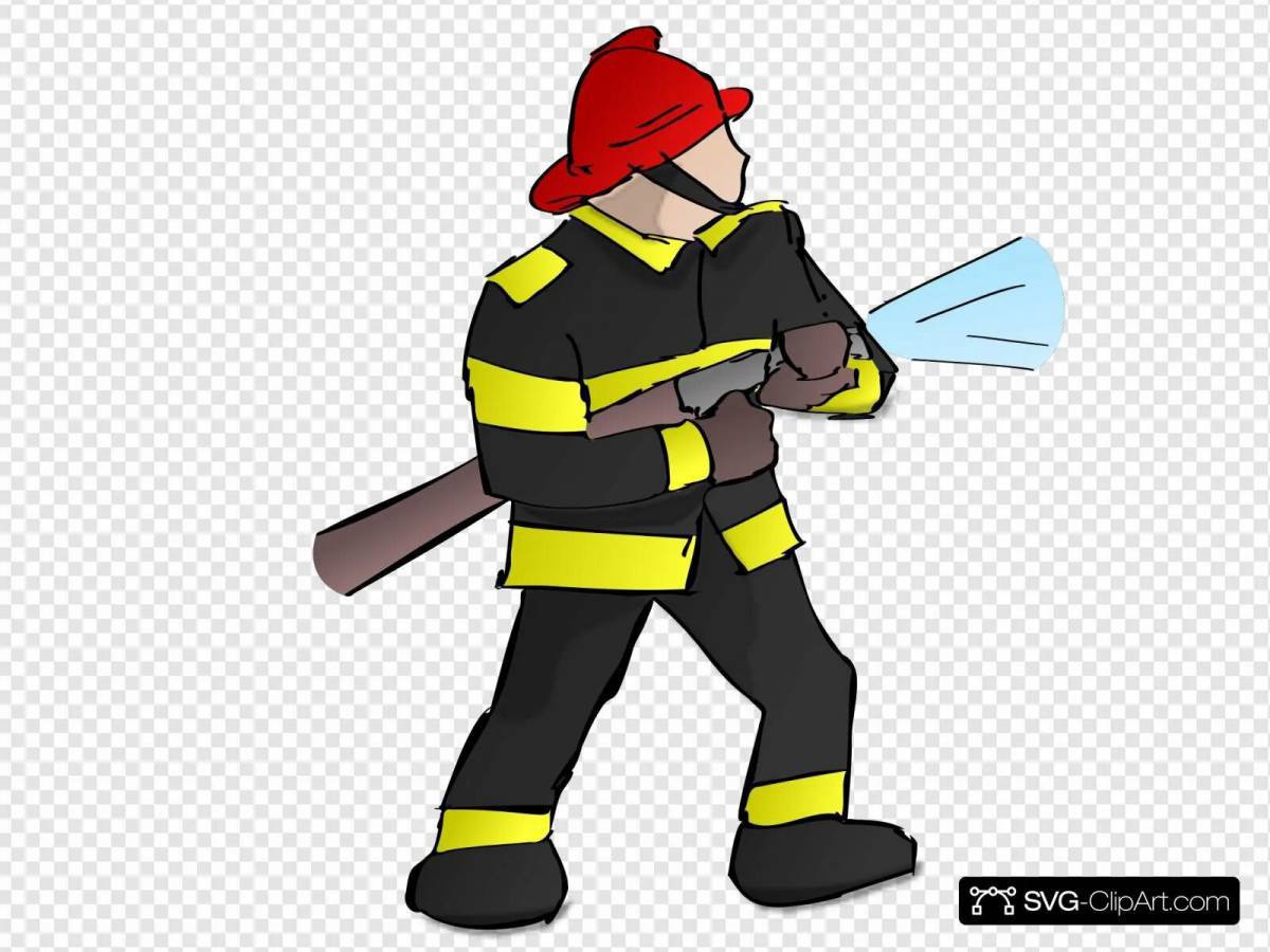 Пожарный рисунок #6