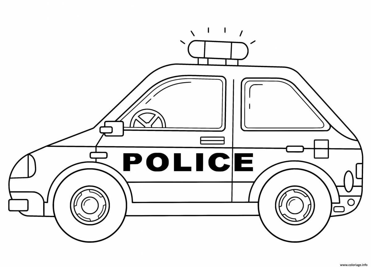 Полицейская машина для детей 5 6 лет #13