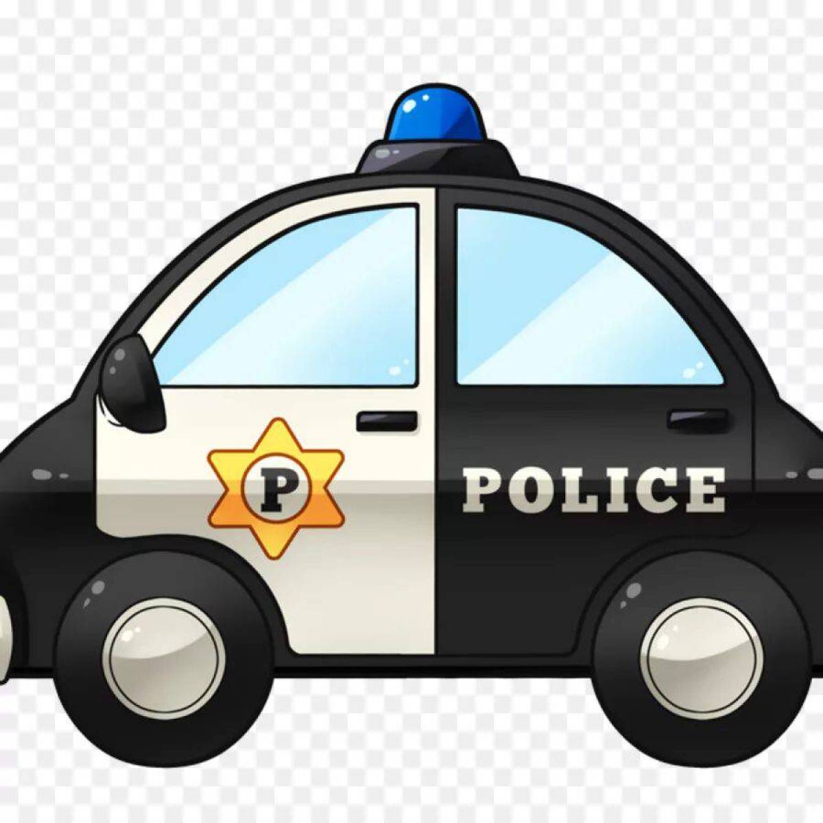 Полицейская машина для малышей #2