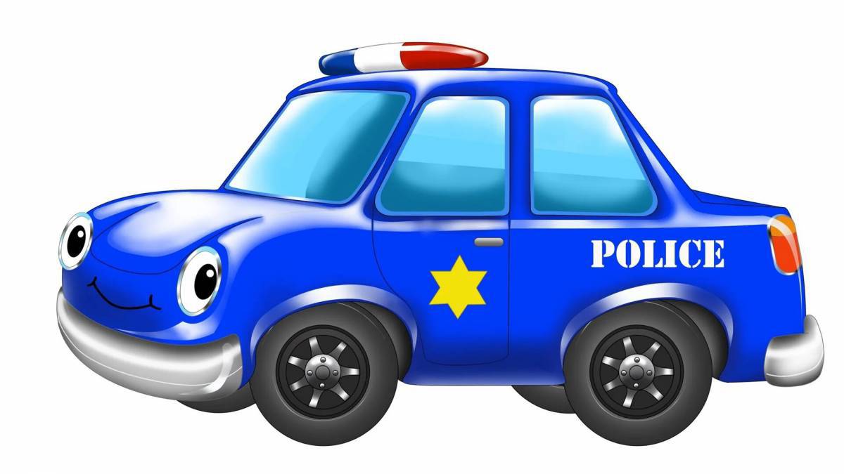 Полицейская машина для малышей #3