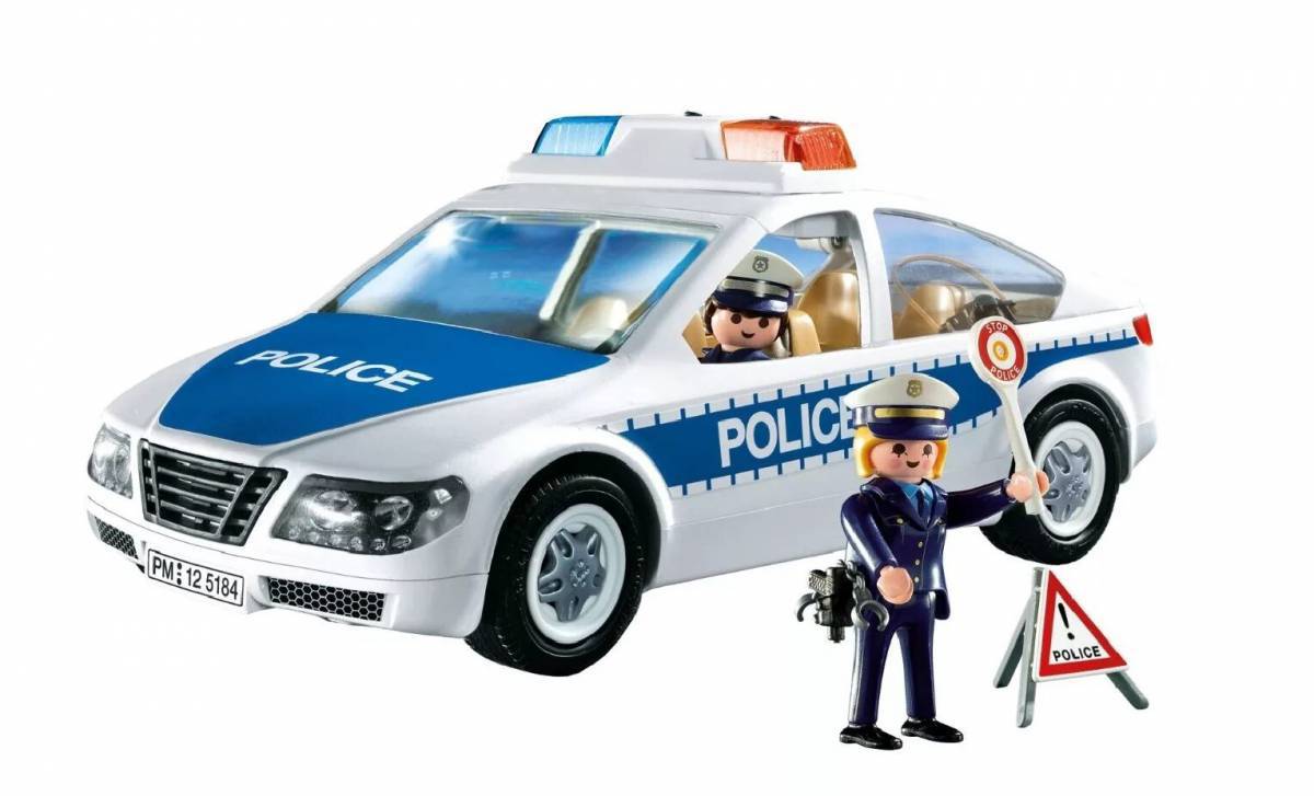 Полицейская машина для малышей #9